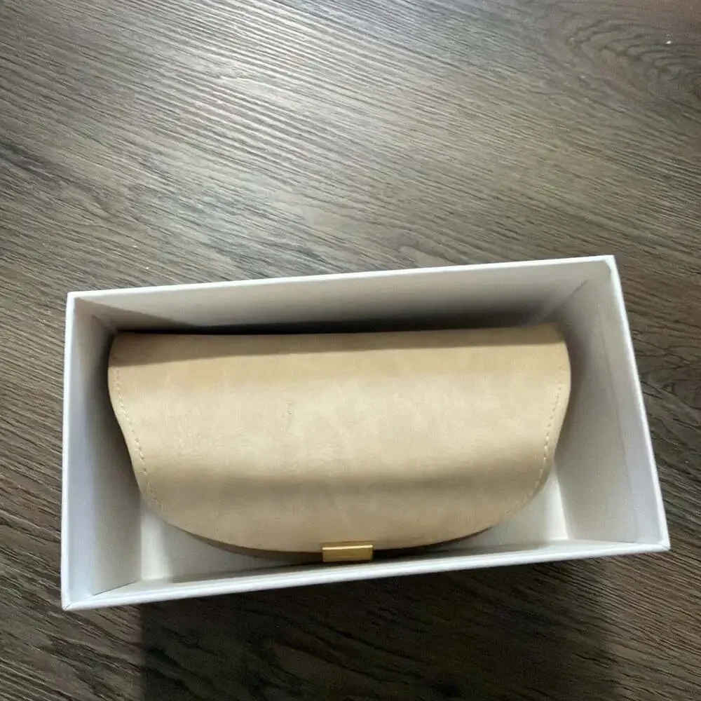 Chloé CE727S 234 Oversized Round Sunglasses Caramel Brown Gradient w/ Case & Box